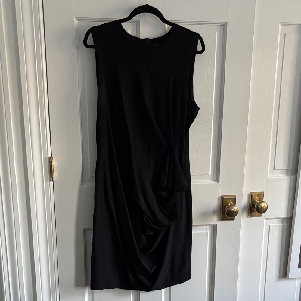Katherine Barclay black jersey dress size L